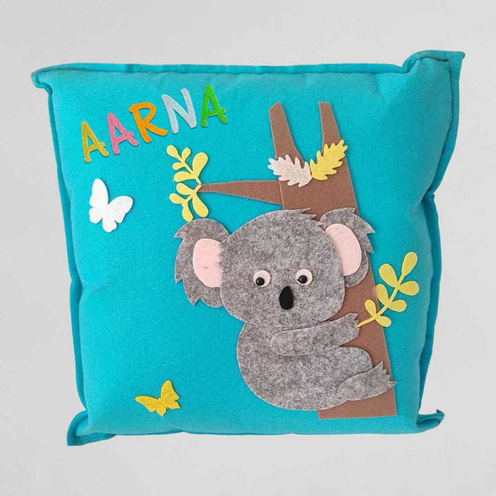 Personalized Handmade Koala Theme Felt Kids Pillow