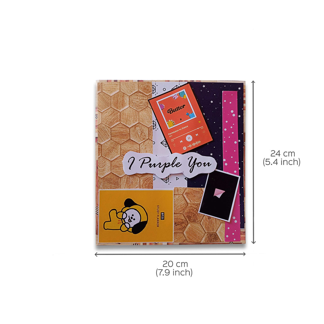 Handcrafted Kpop Themed Scrapbook Personalized With Your Photos & Messages