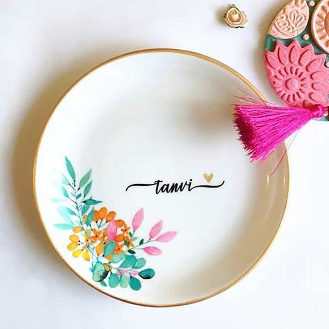 Personalized Printed Trinket Dish