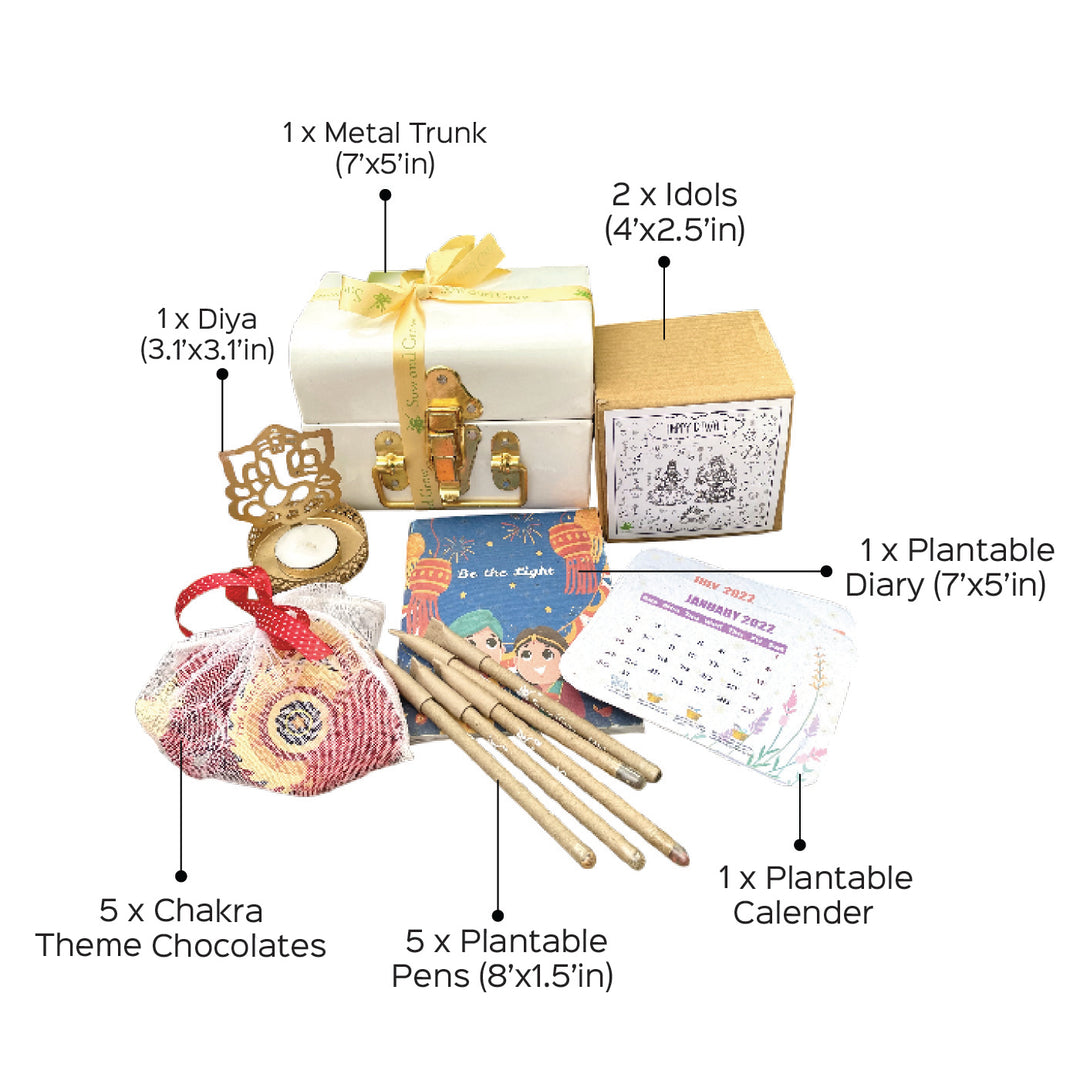 Handmade The Metal Trunk Gift Hamper | Set of 12