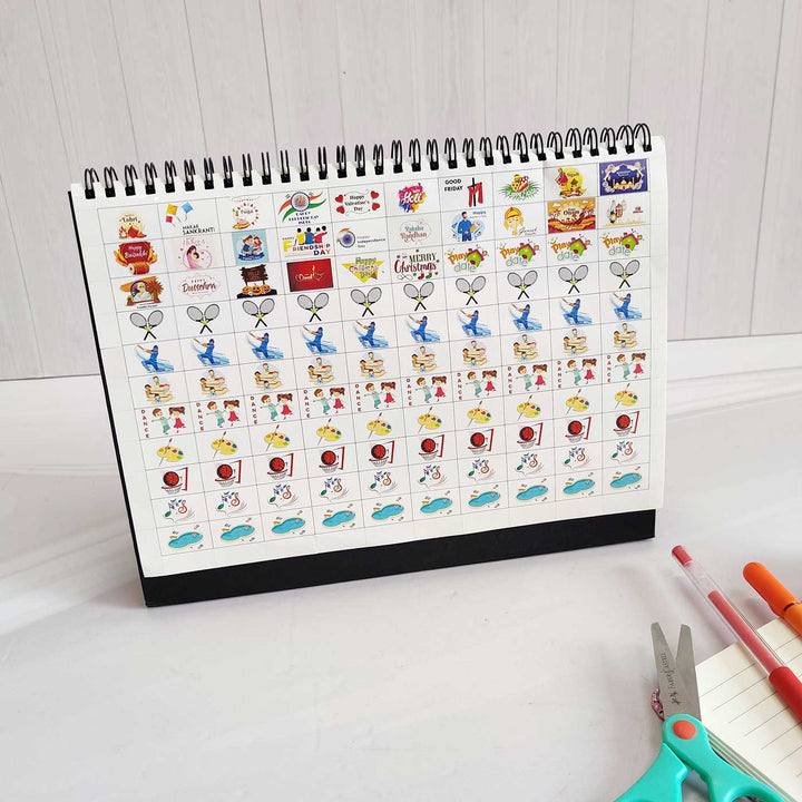 2024 - Personalized Desk Calendar for Kids