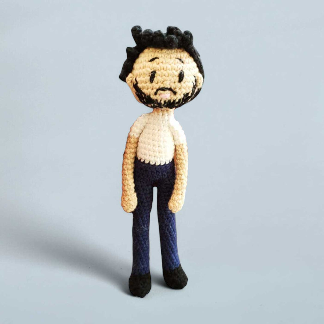 Photo Personalized Crochet Tall Person Cotton Replica Doll