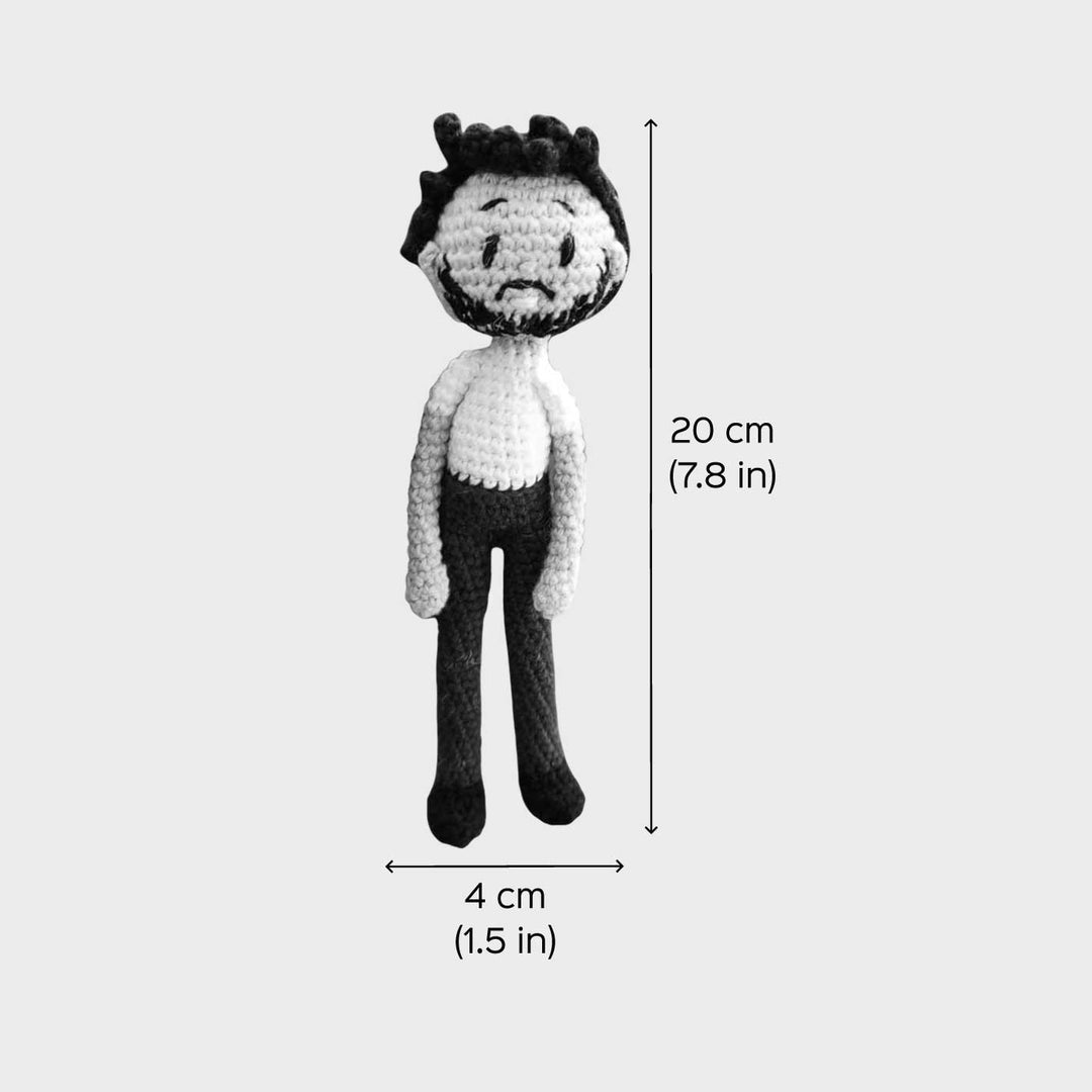 Photo Personalized Crochet Tall Person Cotton Replica Doll