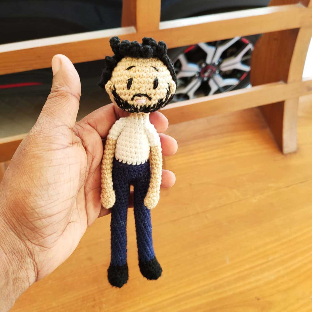 Photo Personalized Crochet Tall Person Cotton Replica Doll