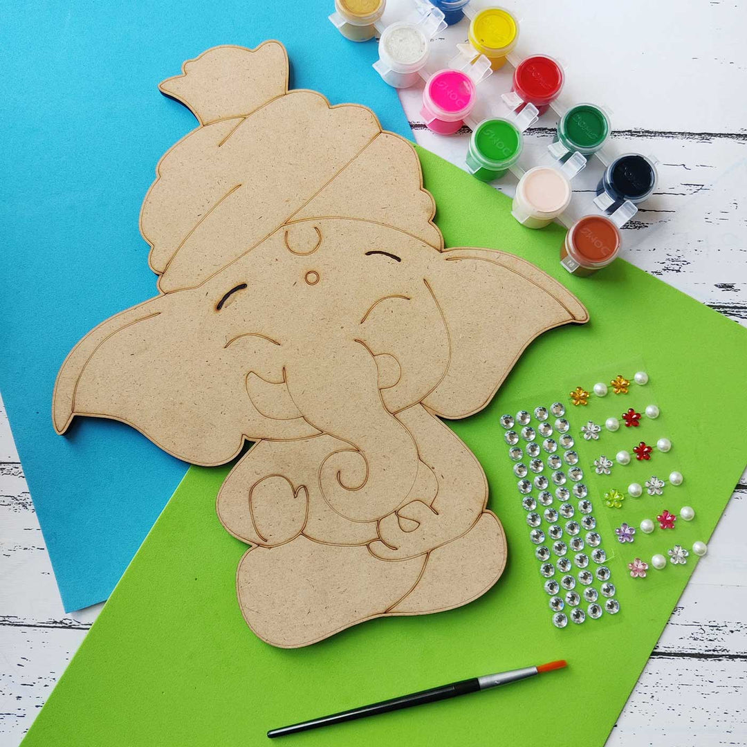 Handmade Lord Ganesha Painting Art Kit For Kids