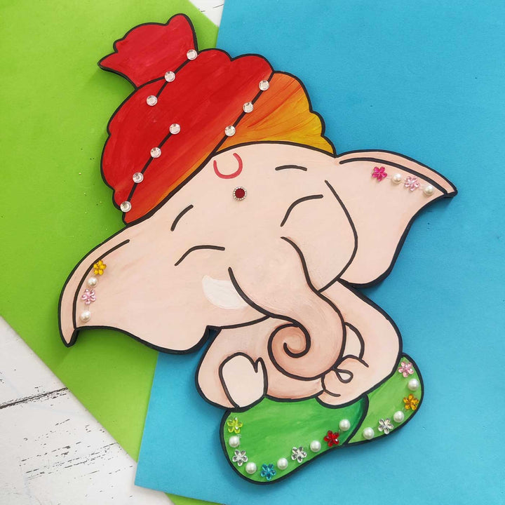 Handmade Lord Ganesha Painting Art Kit For Kids