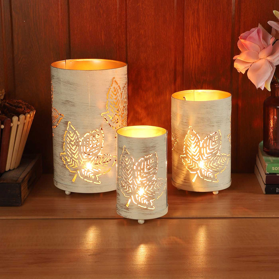 Handmade Maple Votive Tealight Holder | Set of 3