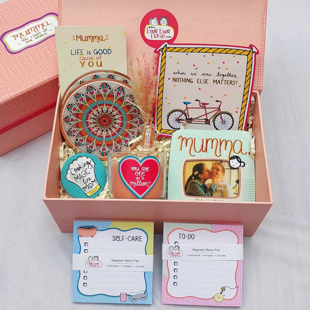 Handmade Mom, You Light Up Our Life Gift Hamper (MotherS Day) | Set of 8