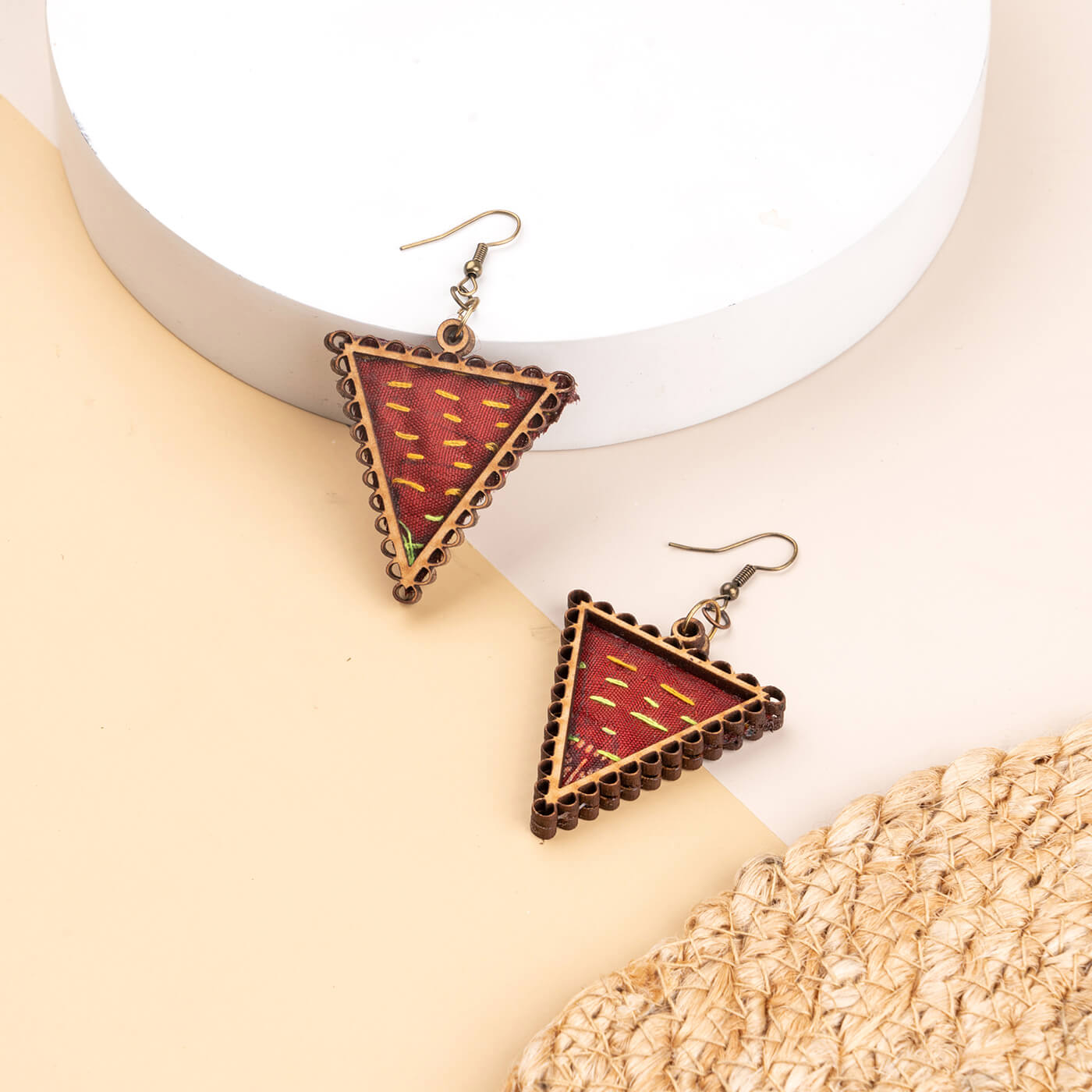 Kantha earrings hot sale