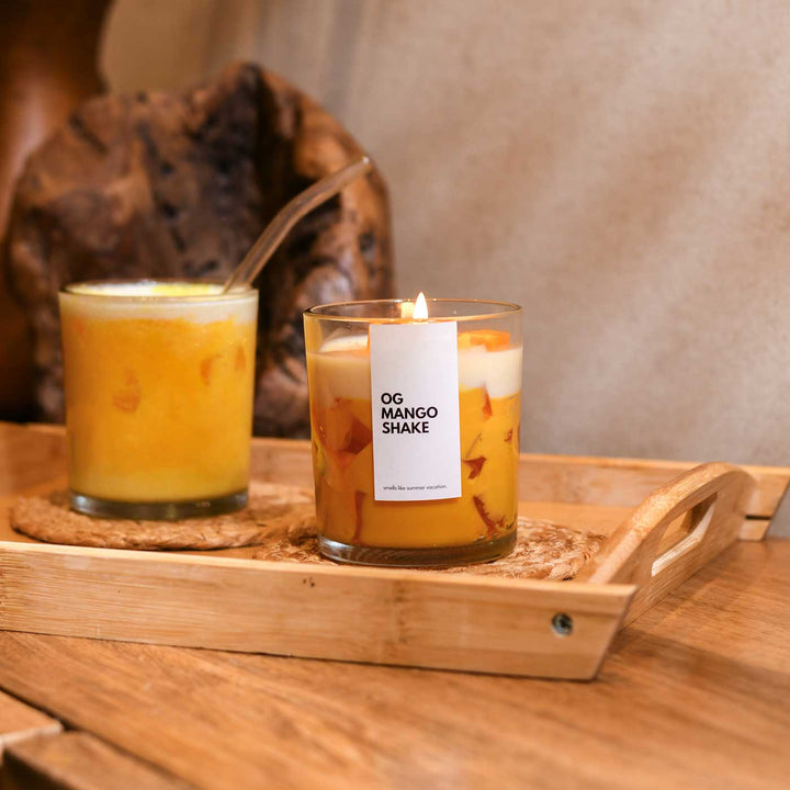 Handmade Og Mango Shake Soy Wax Candles | Xmas Gifting Ideas