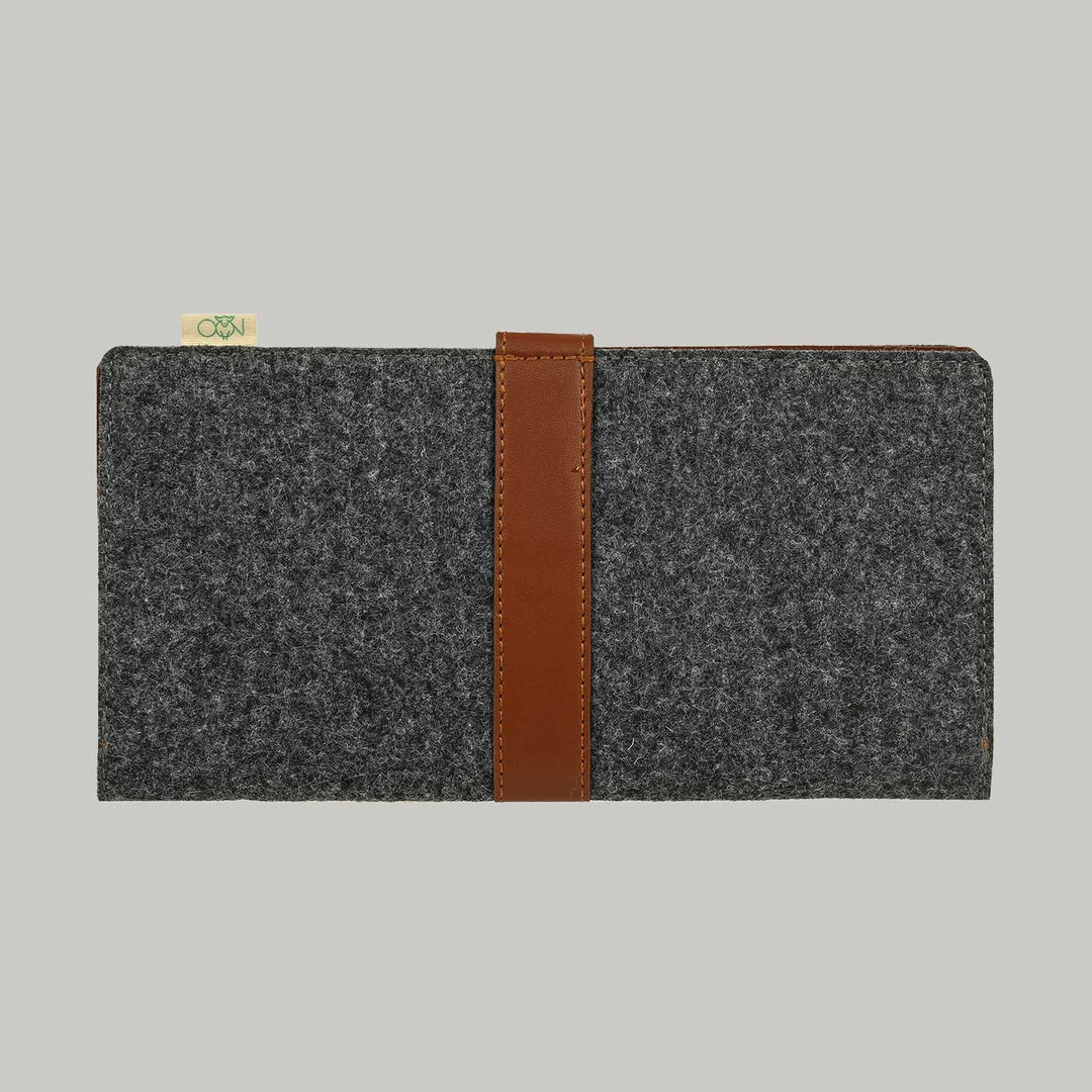 Eco-felt & Vegan Leather Wallet