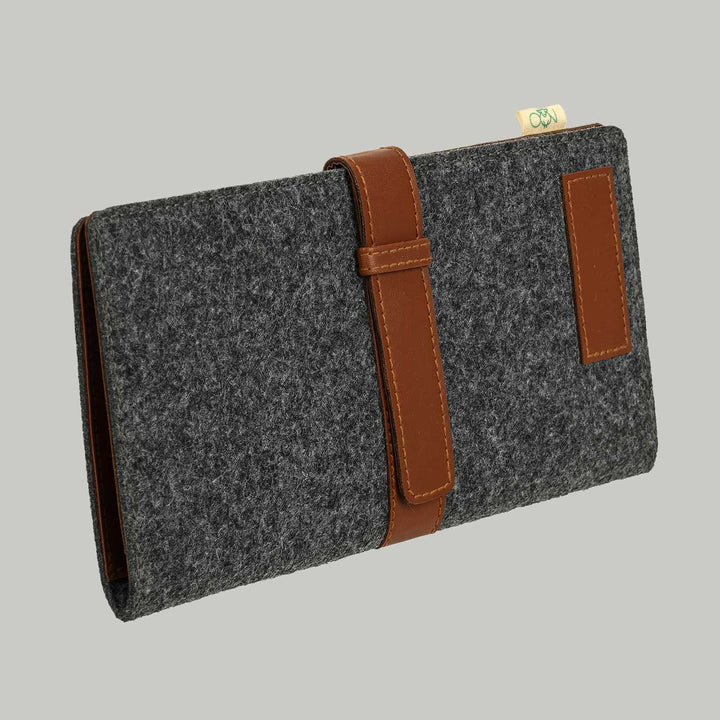 Eco-felt & Vegan Leather Wallet