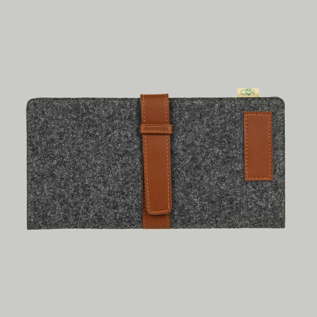 Eco-felt & Vegan Leather Wallet