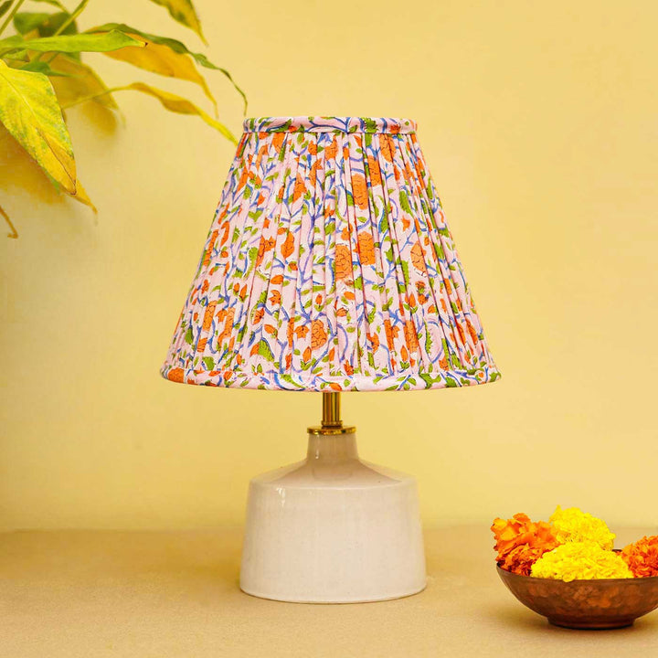 Multicolor Block Print Empire Lampshade