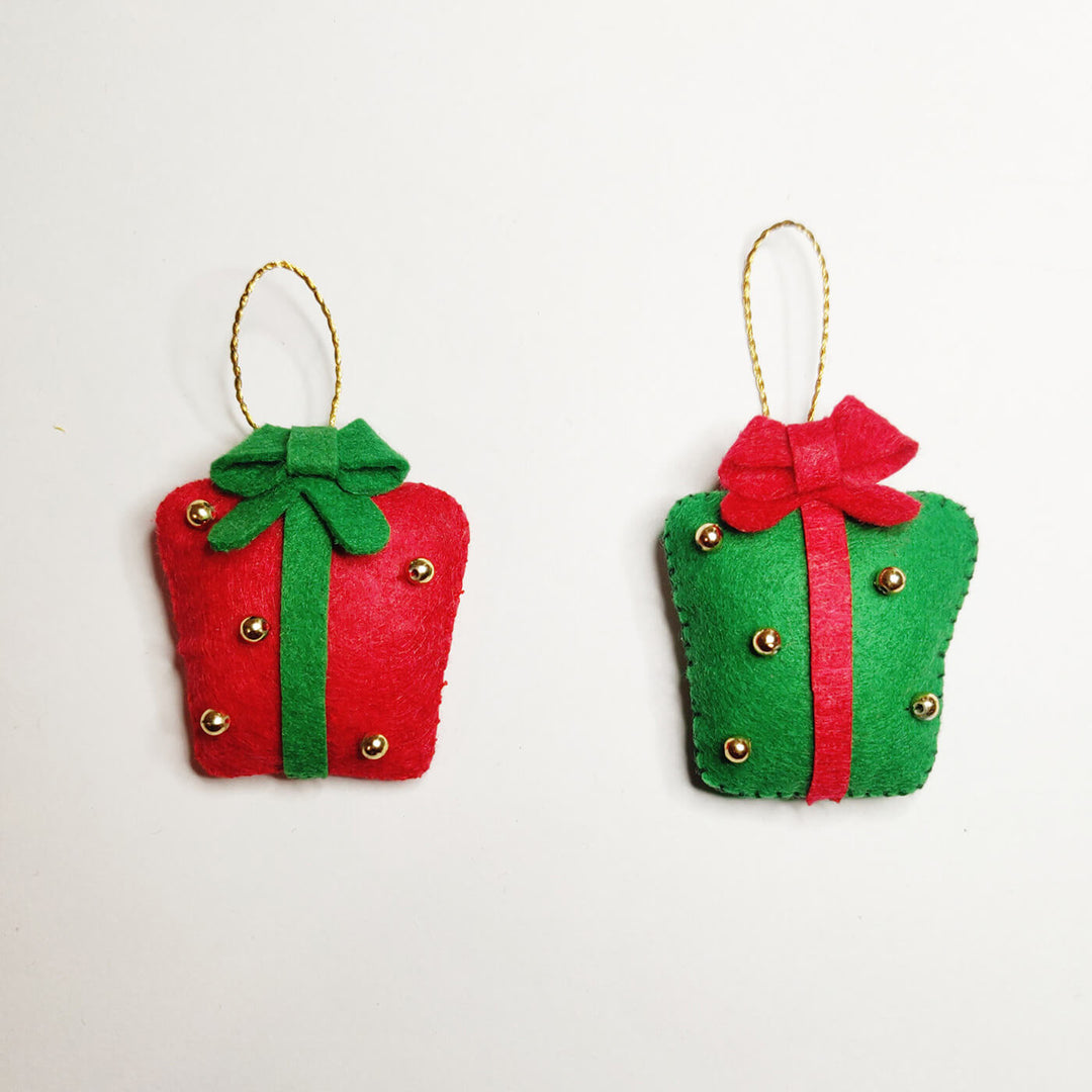 Handmade Felt Gift Christmas Ornament | Set Of 4