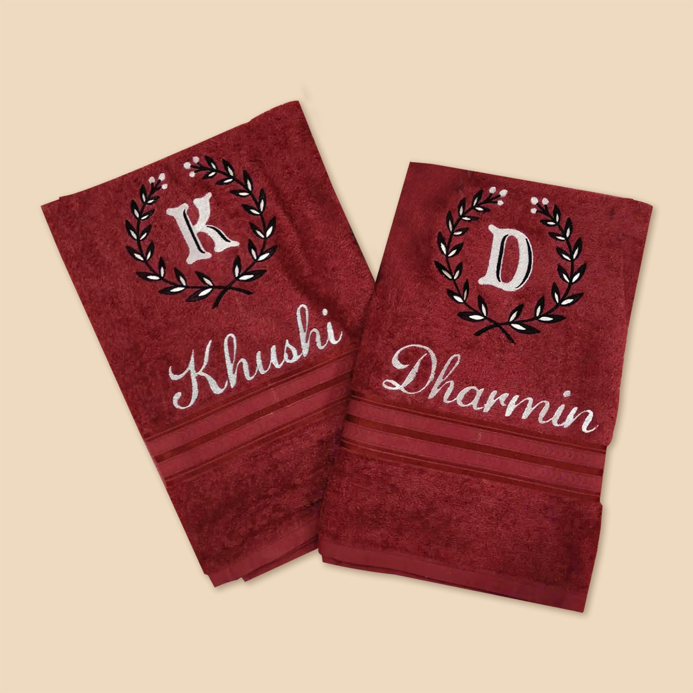 Personalized Bath Towels Washcloths