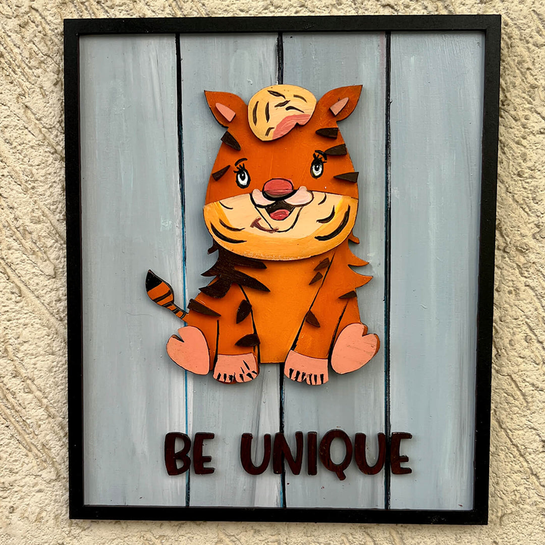 Hand-painted Affirmations Animal Wall Art For Kids