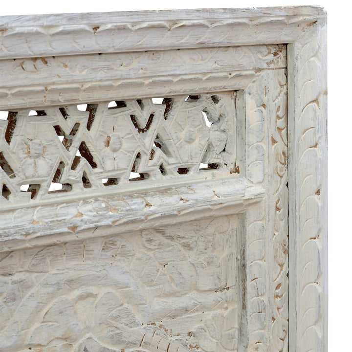 Handcrafted Antique Reclaimed Wood Jharokha | 36 x 19 Inch