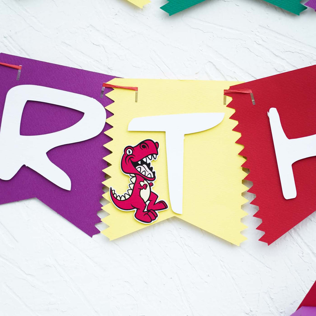 Dino Themed Kids Birthday Party Decor - Set of 3