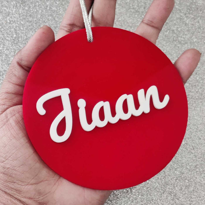 Handmade Personalized Christmas Ornaments | Set of 2