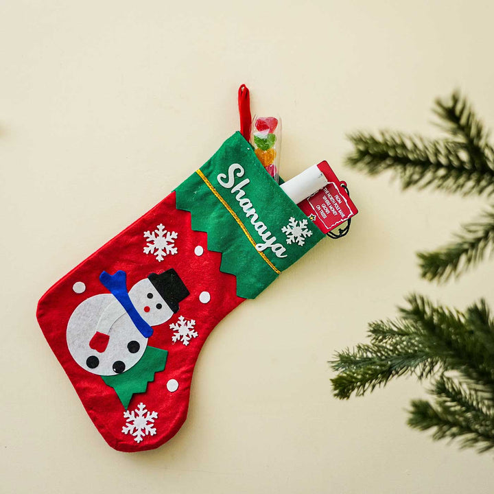 Personalized Velvet Stockings For Christmas Decoration | Set Of 2