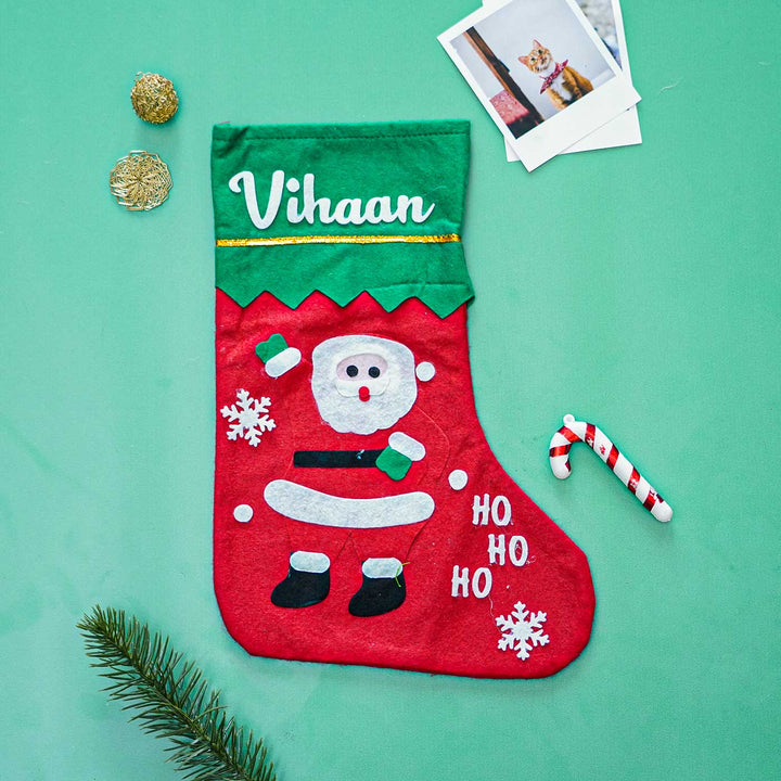 Personalized Santa’S Magic Velvet Stockings For Christmas Decoration