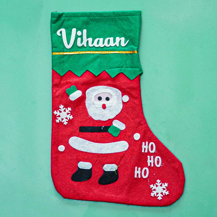 Personalized Santa’S Magic Velvet Stockings For Christmas Decoration