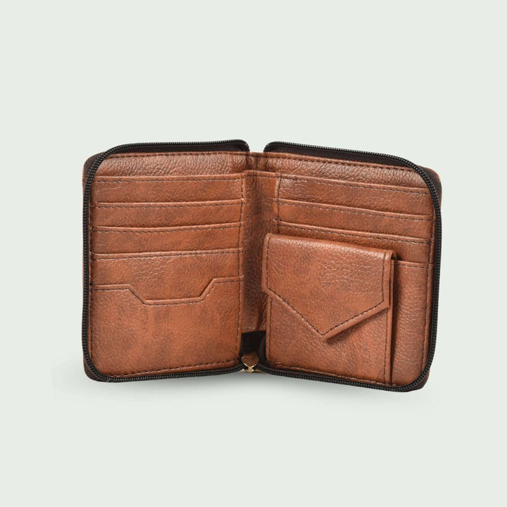 Handcrafted Faux Leather Pocketbook Wallet