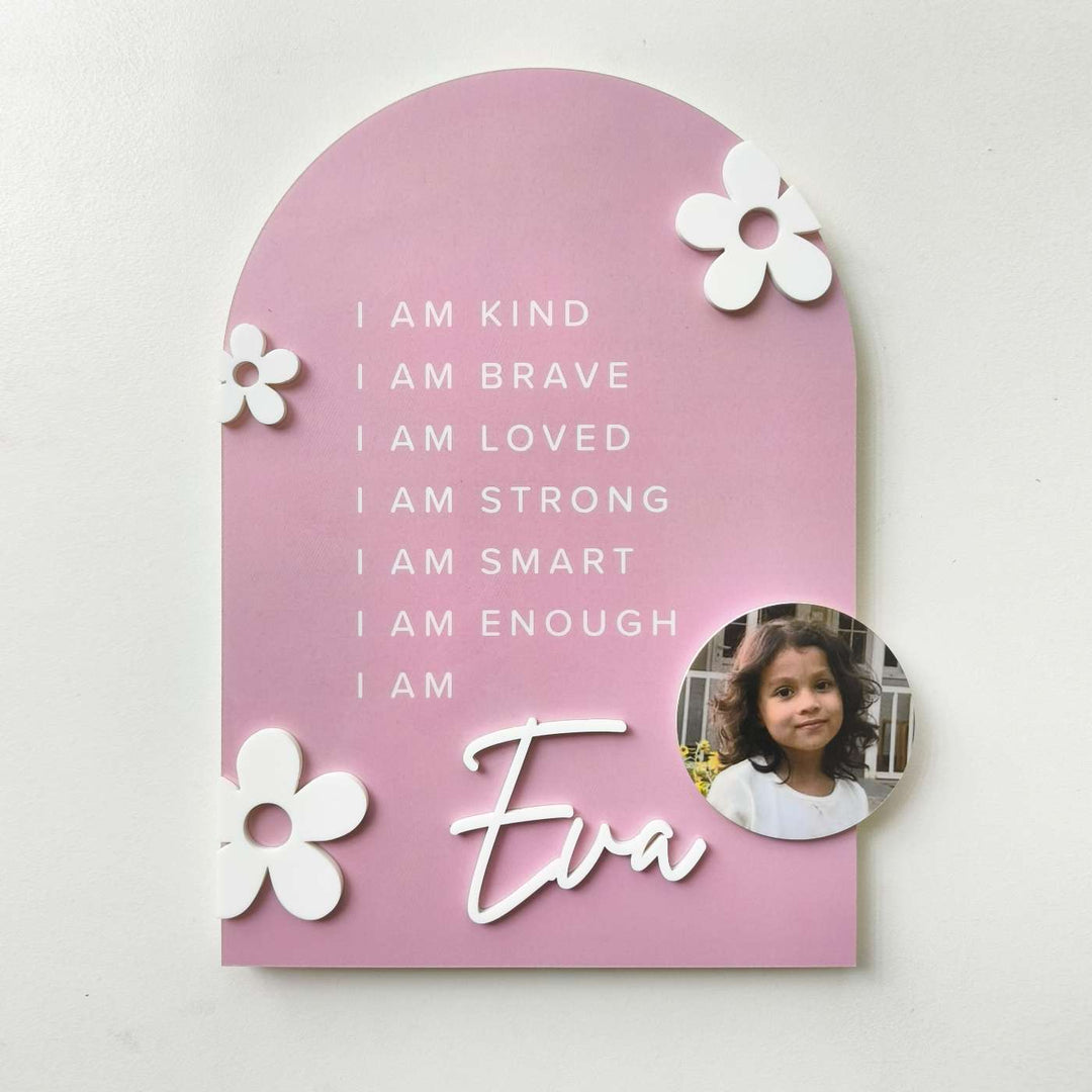 Photo Personalized Positive Affirmations Acrylic Frame