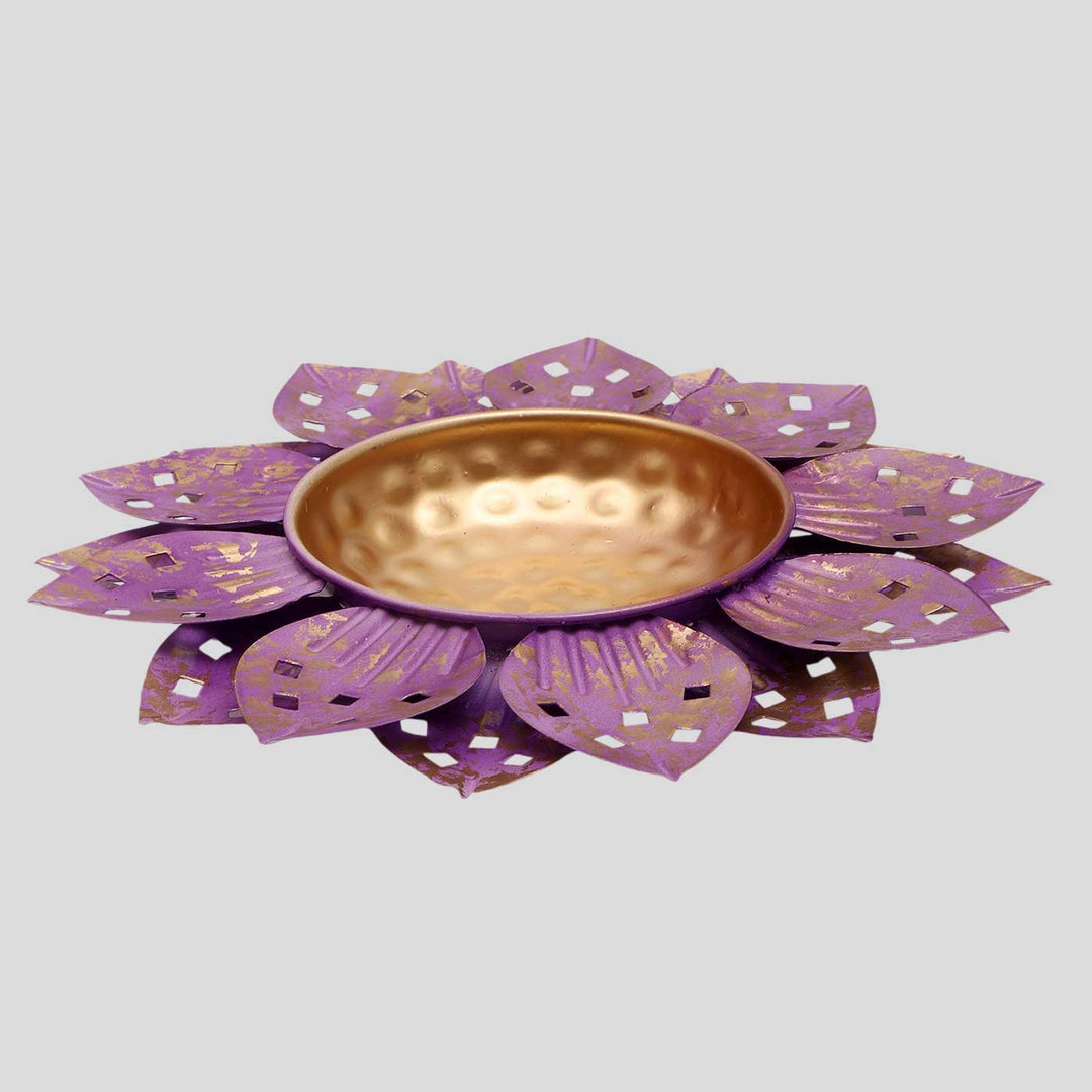 Handmade Purple Flower Urli