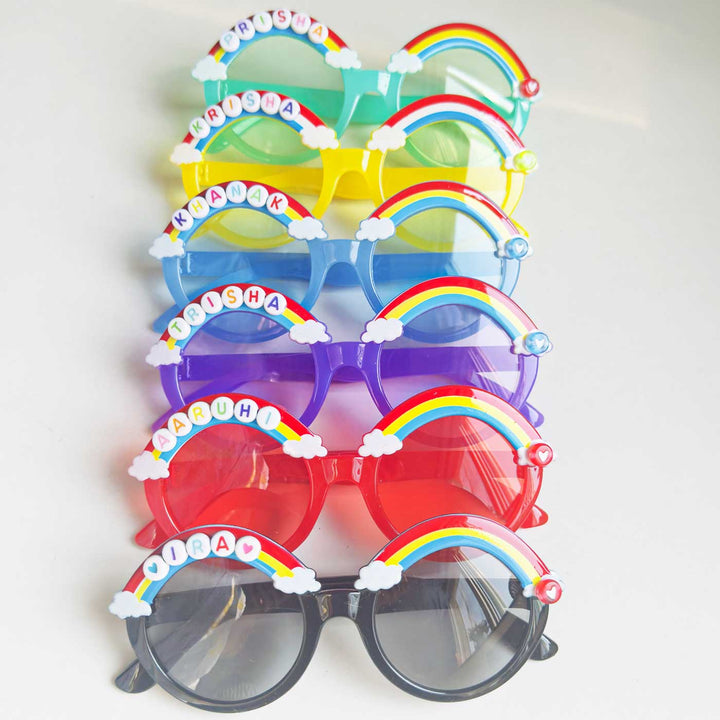 Personalized Rainbow Theme Sunglasses