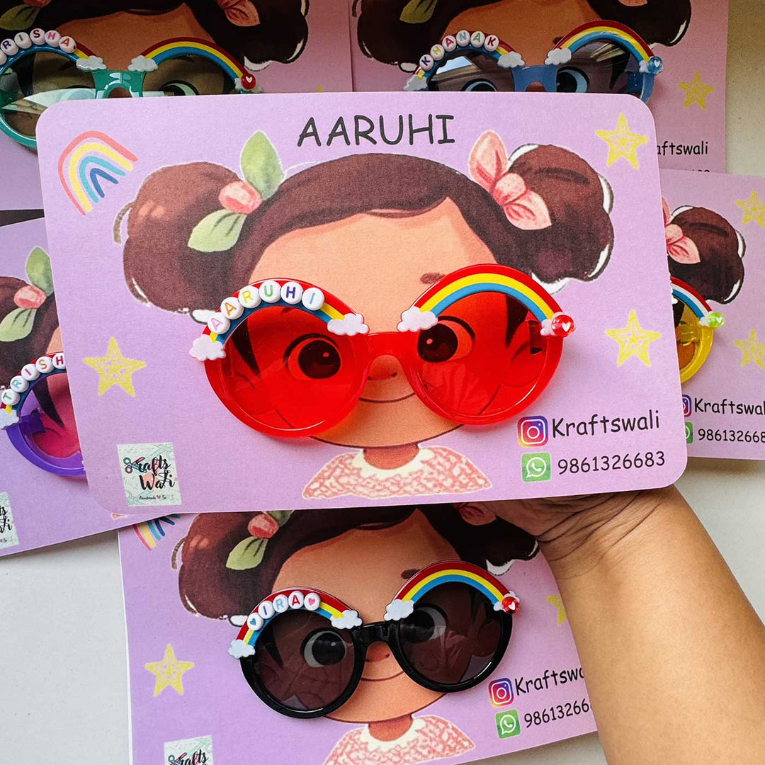 Personalized Rainbow Theme Sunglasses