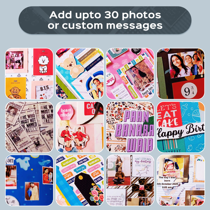 Handcrafted Kpop Themed Scrapbook Personalized With Your Photos & Messages