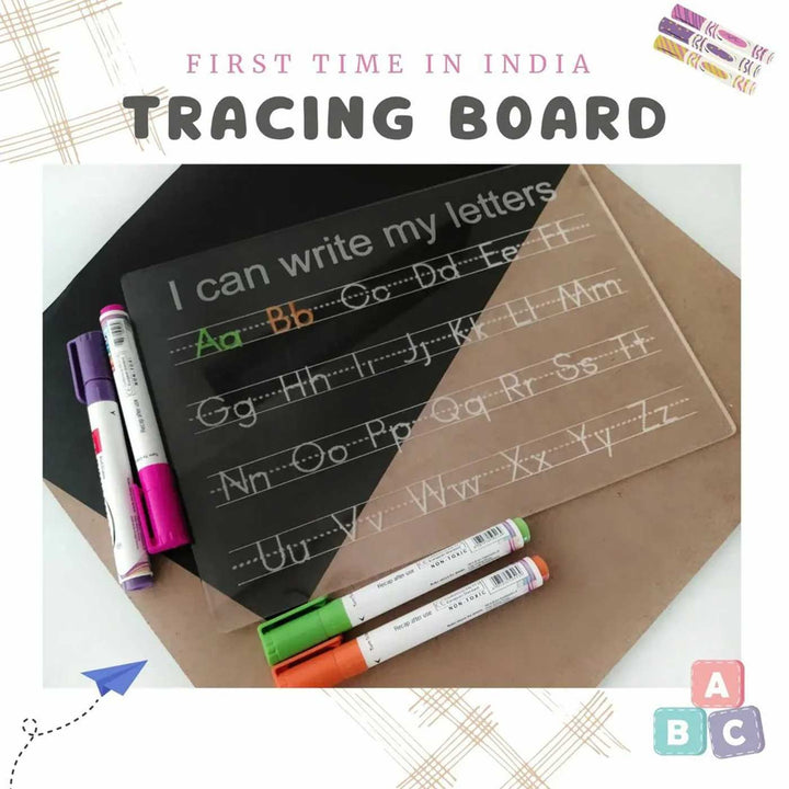 Handmade Reusable Alphabet Tracing Board