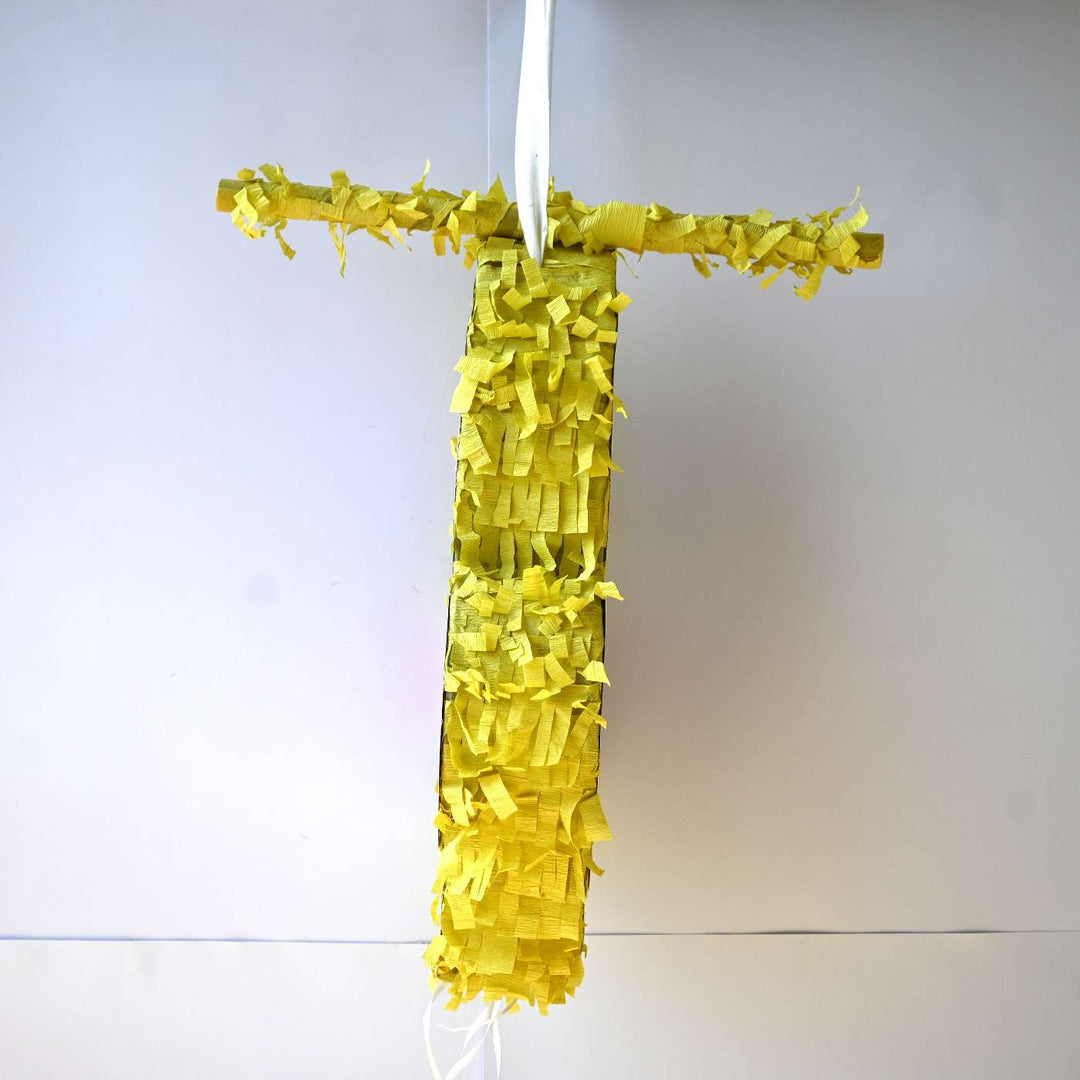 Handmade Rocket Theme Pull String Pinata With Stick For Birthday Party Decoration