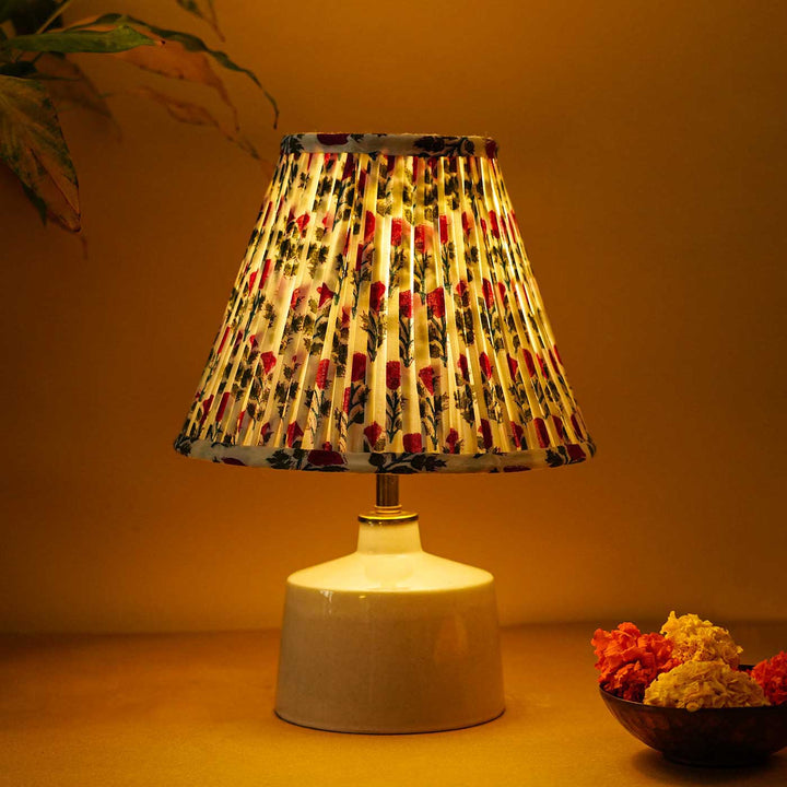 Rose Block Print Empire Lampshade