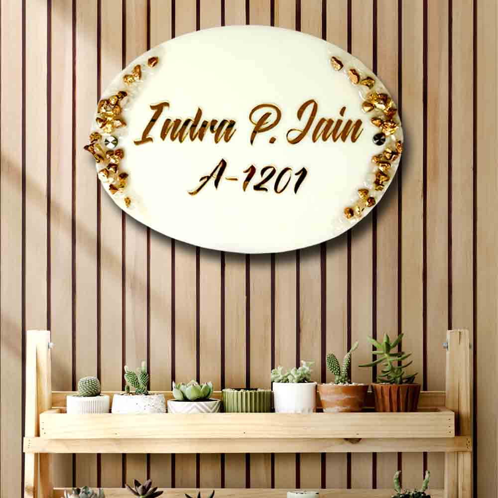 Handmade resin personalised discount Nameboard, home decor item, home and living