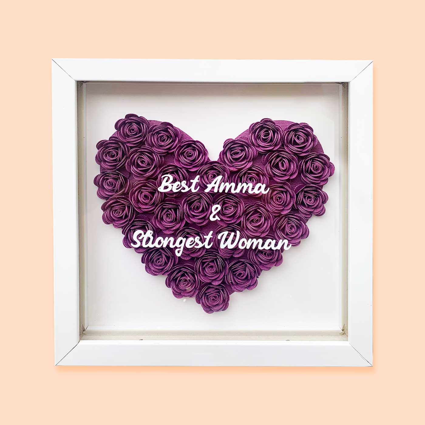 Romantic Keepsake | Wedding gift | frame for couple | Anniversary Gift |  Roses Wedding gift - Scoop My Art