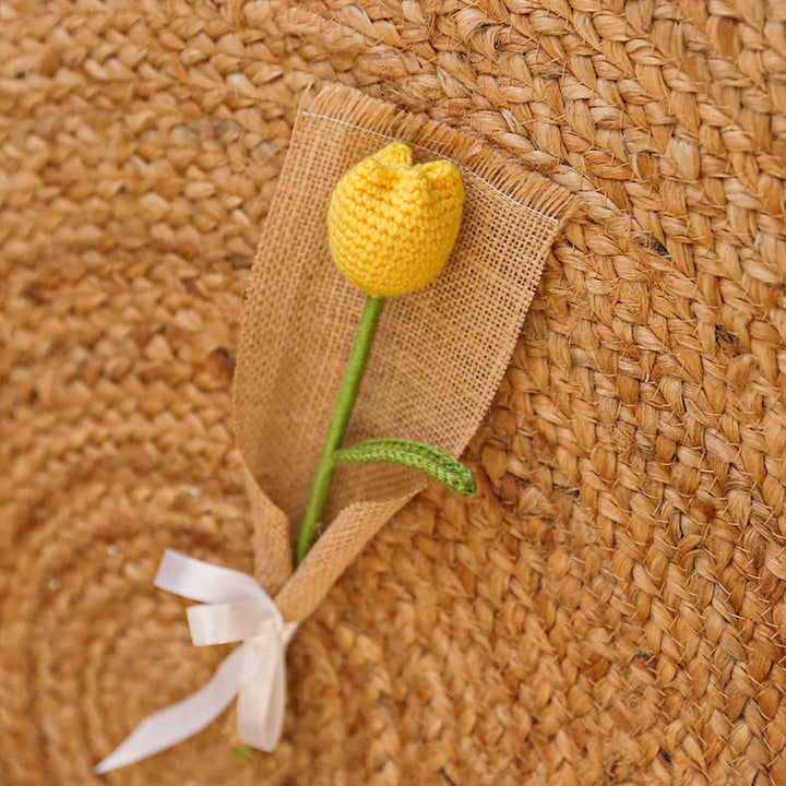 Handmade Crochet Tulip Flower