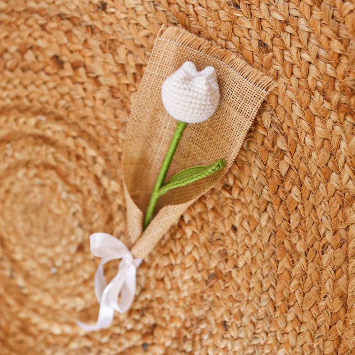 Handmade Crochet Tulip Flower