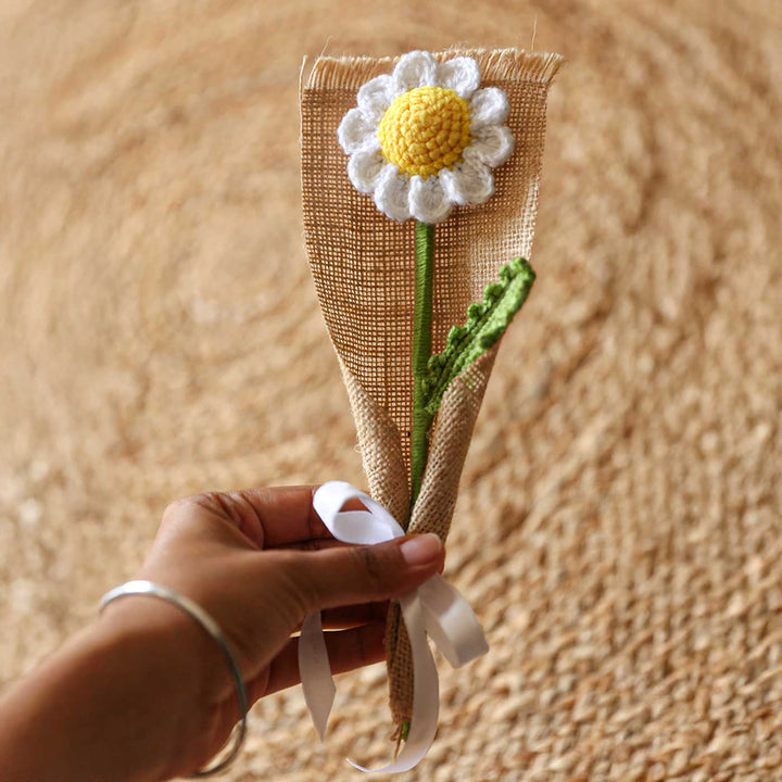 Handmade Crochet Sunflower