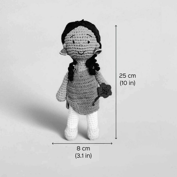 Photo Personalized Crochet Cute Girl Cotton Replica Doll