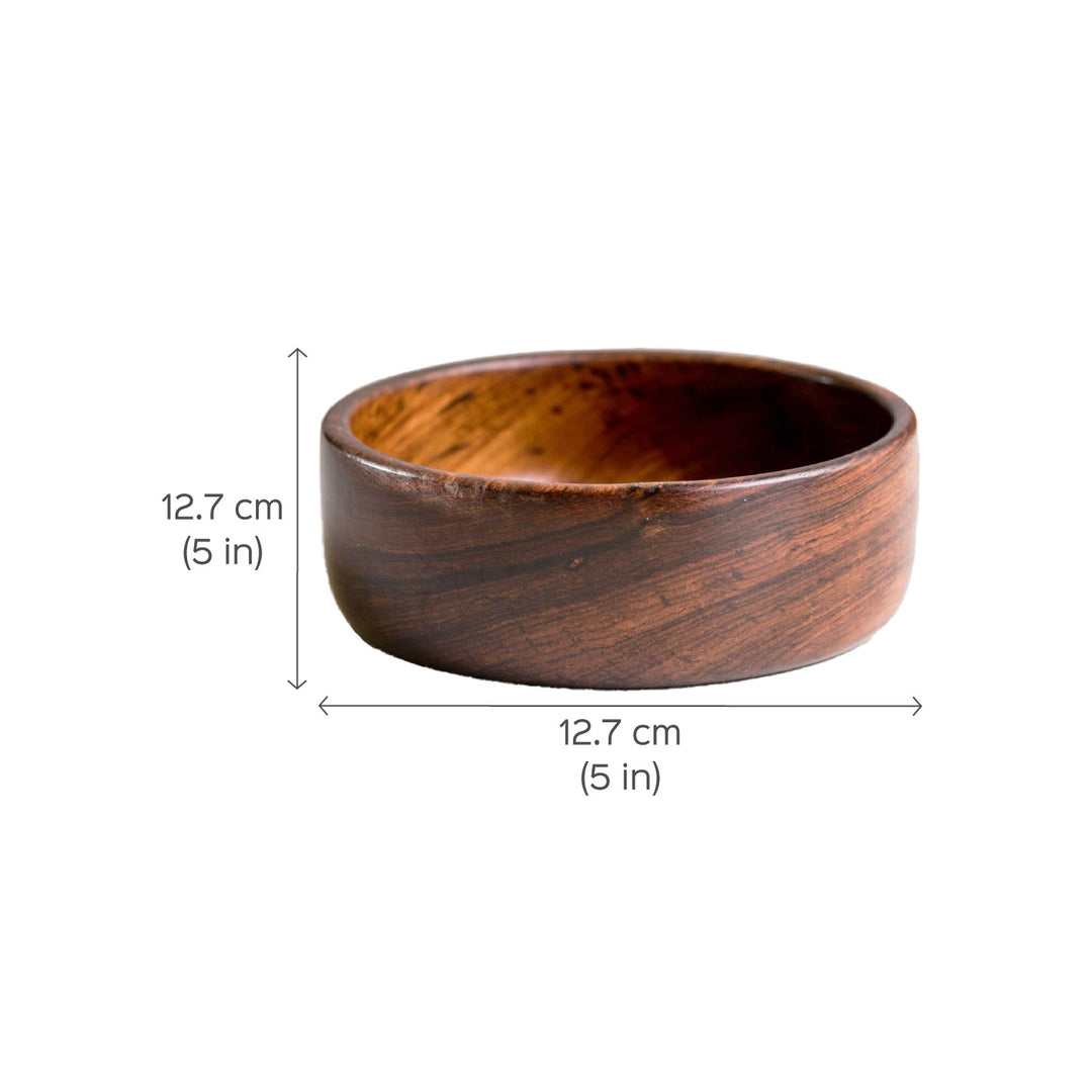 Sitabo Mango Wood Wide Bowl