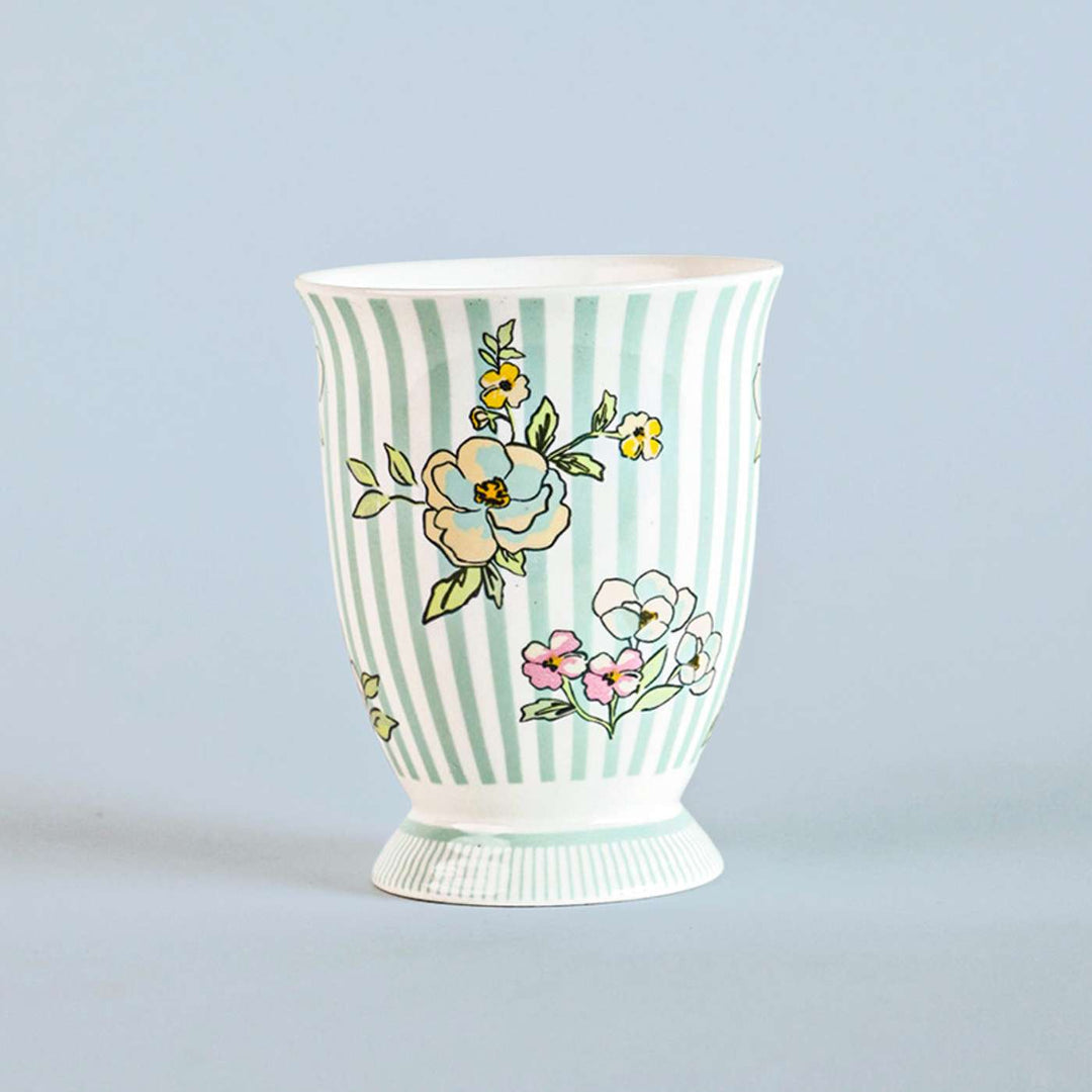 Stripe Happy Days Porcelain Mug