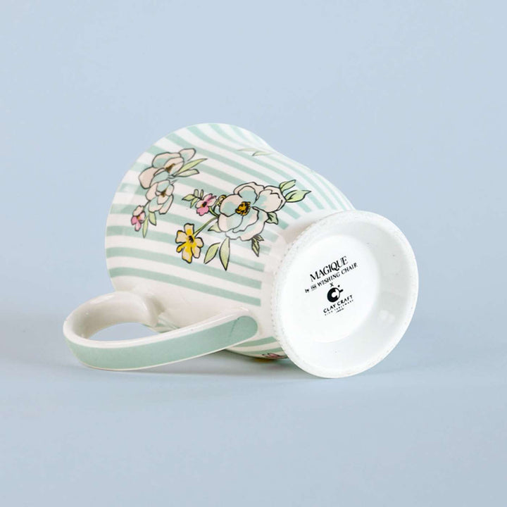 Stripe Happy Days Porcelain Mug