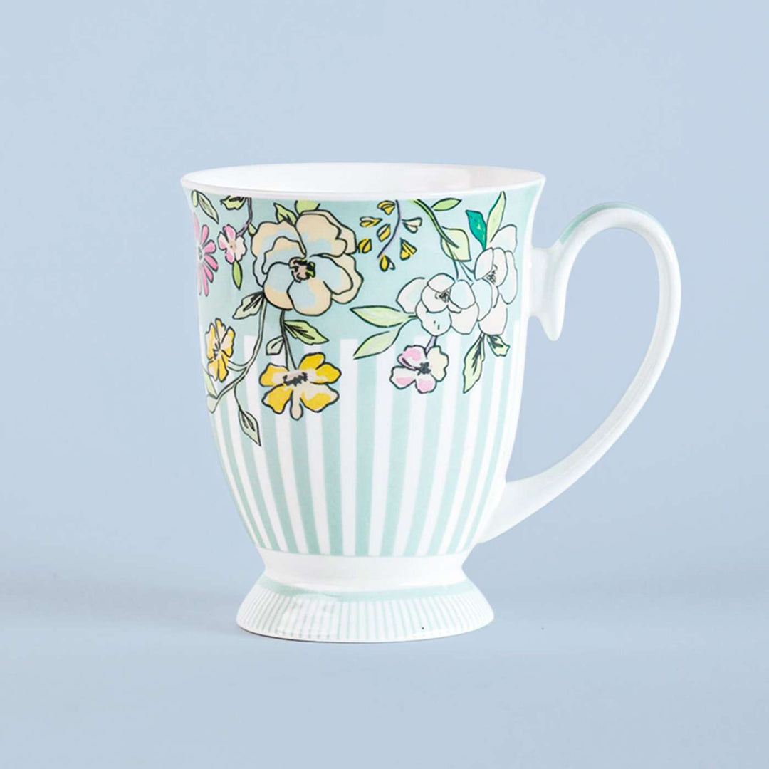 Stripe Happy Days Porcelain Mug