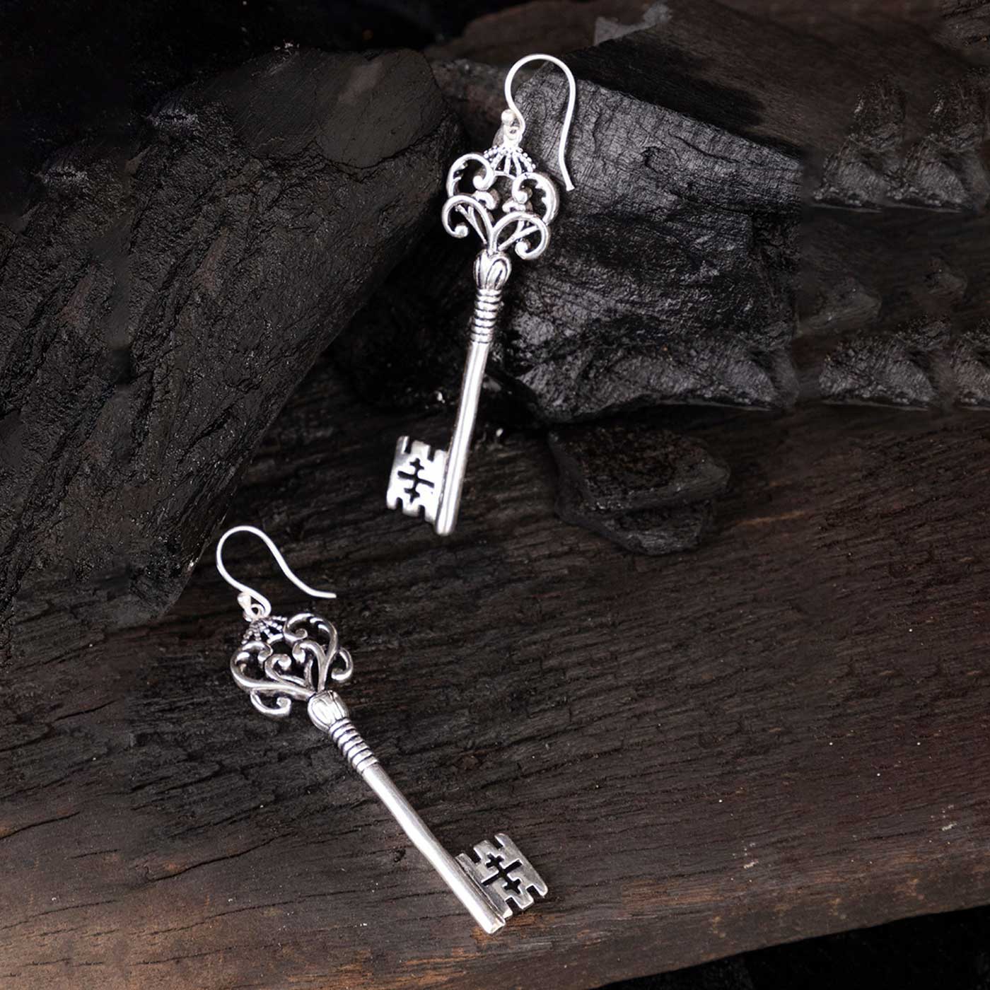 Heart Key Earrings – ShirtsNThingsAZ