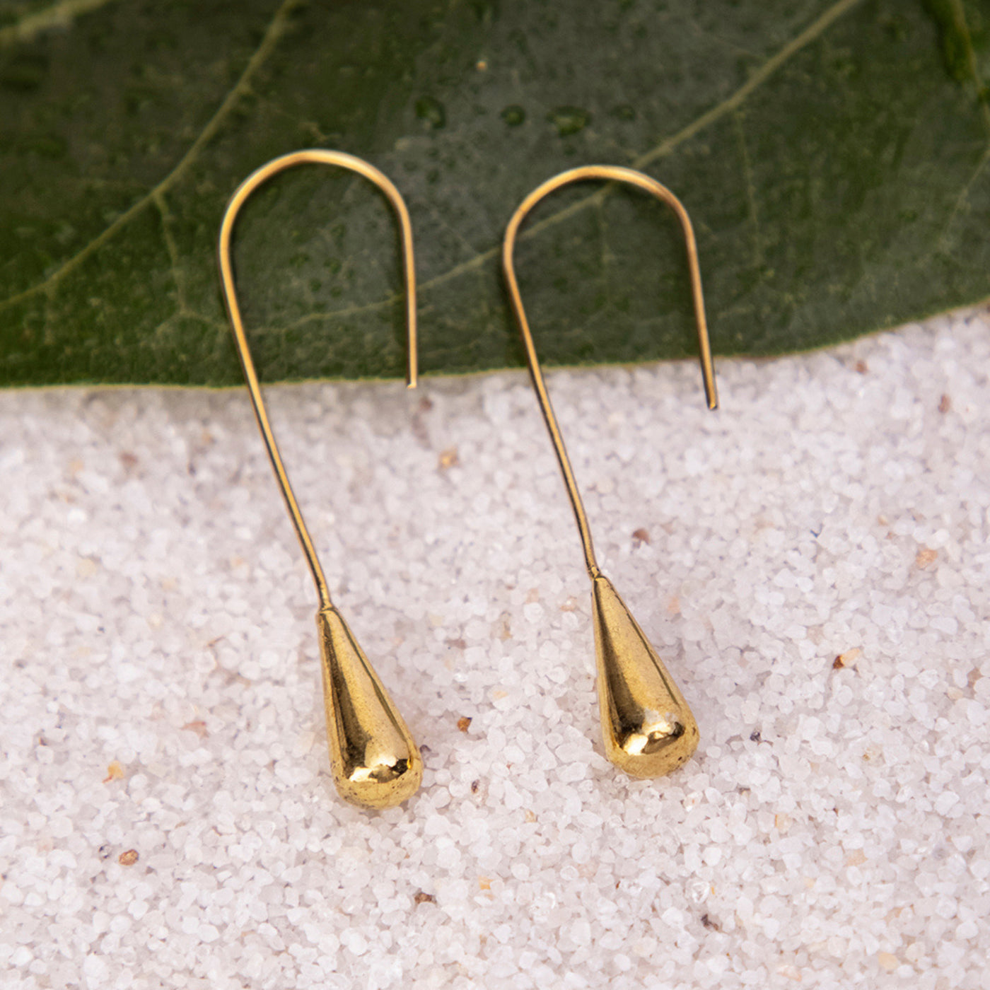 Brass earring deals