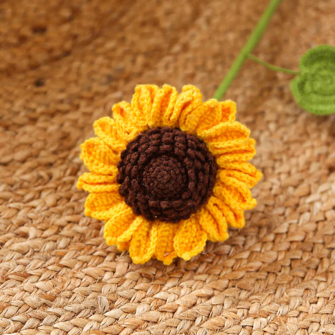 Handmade Crochet Large Sunflower