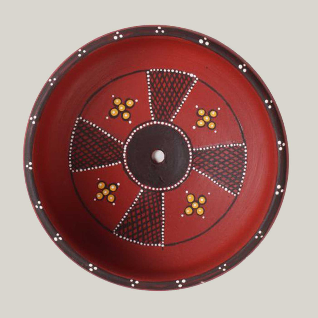 Handmade Brown Terracotta Deep Wall Plate